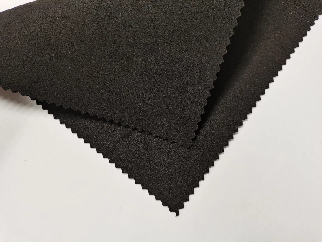 Microfiber Suede Leather Gloves Huafon Eco Friendly Split Nylon Suede