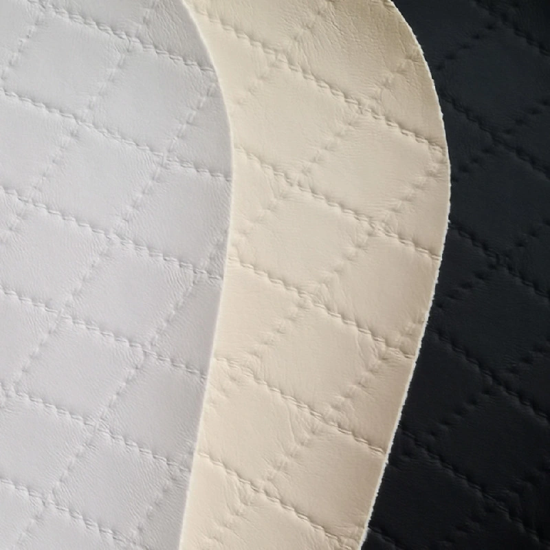 Artificial Leather PVC/PU Vinyl Leather for Sofa Furniture Microfiber Leather Cloth Embossing