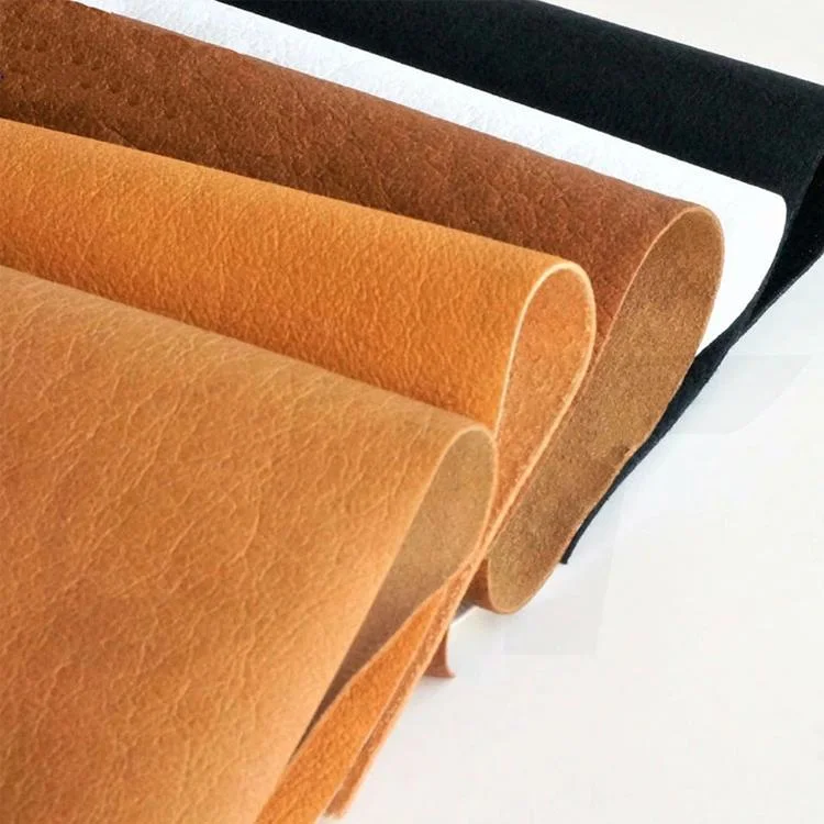 Eco-Friendly A4 Printed Notebook Imitation Leather Custom Label PU Synthetic Leather for Shoe Making