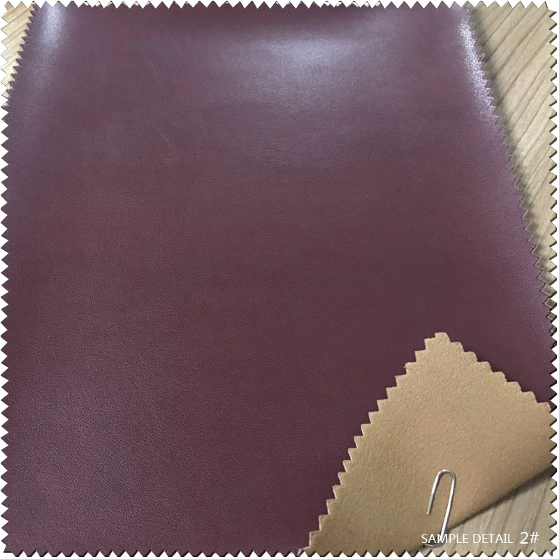 Oil Faux PU Microfiber Synthetic Artificial Synthetic Leather for Belt