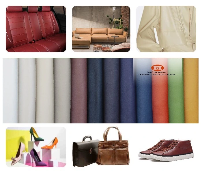 Ecofriendly Garments Material Clothing Microfiber Leather