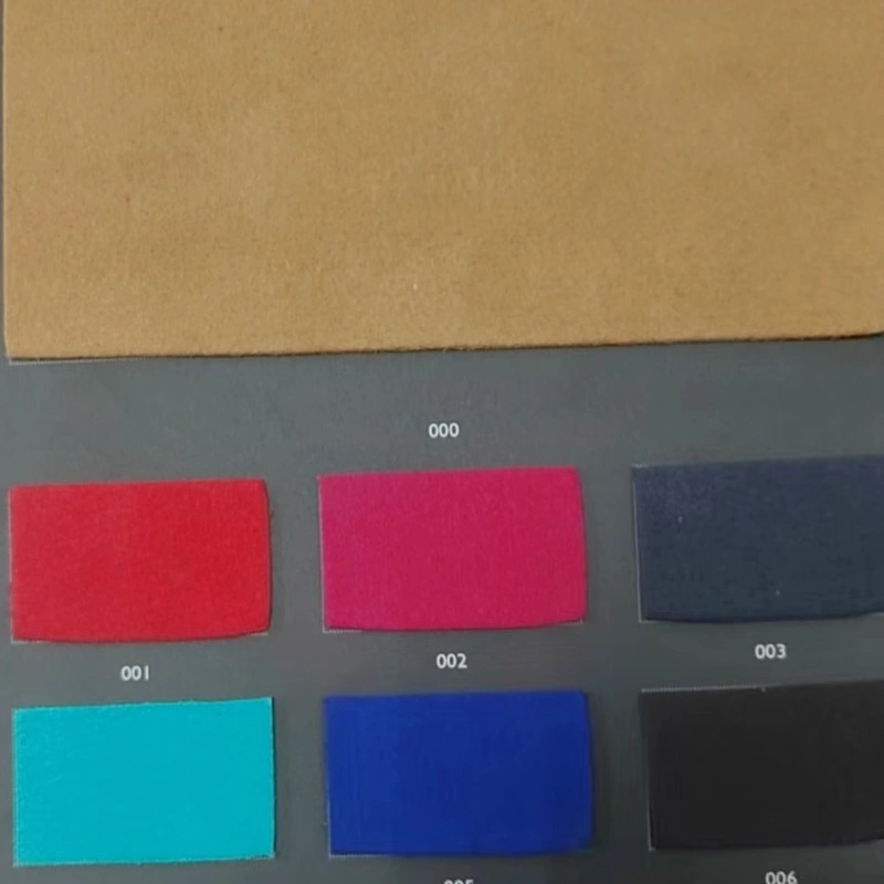 High Color Fastness Double Side Suede Microfiber Faux Synthetic Leather for Automotive Interior Shoes Car Seat Covers
