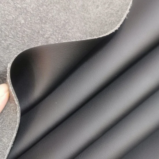 Haoru Recycled Microfiber Imitation PU Synthetic Faux Artificial Vegan Leather Sofa Bag Shoe Garment Wallet Leather Manufacturer