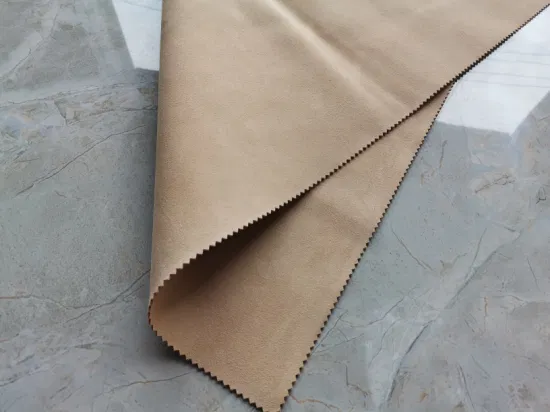 Synthetic PU Leather with 100% Microfiber for Outwear