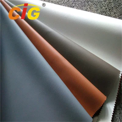 Colorful 100% Polyurethane PU Faux Leather Tear Resistant Synthetic Leather