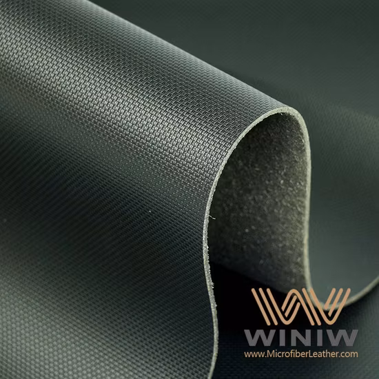 Rubber Coated Fabric Microfiber Synthetic Faux PU Leather for Sports Gloves Shoes (HS