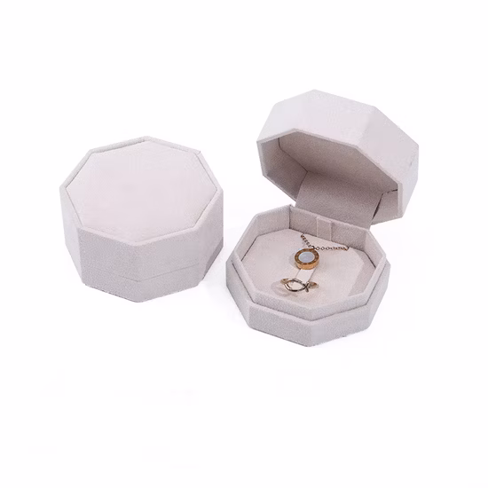 Imitation Leather Clamshell Bag Necklace Earrings Jewelry Bag Bundle Mouth Flannel Bag Portable Storage