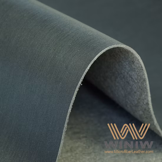 Rubber Coated Fabric Microfiber Synthetic Faux PU Leather for Sports Gloves Shoes
